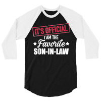 Favorite Son In Law From Mother In Law Or Father In Law 3/4 Sleeve Shirt | Artistshot