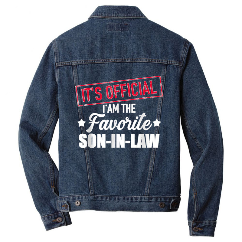 Favorite Son In Law From Mother In Law Or Father In Law Men Denim Jacket | Artistshot