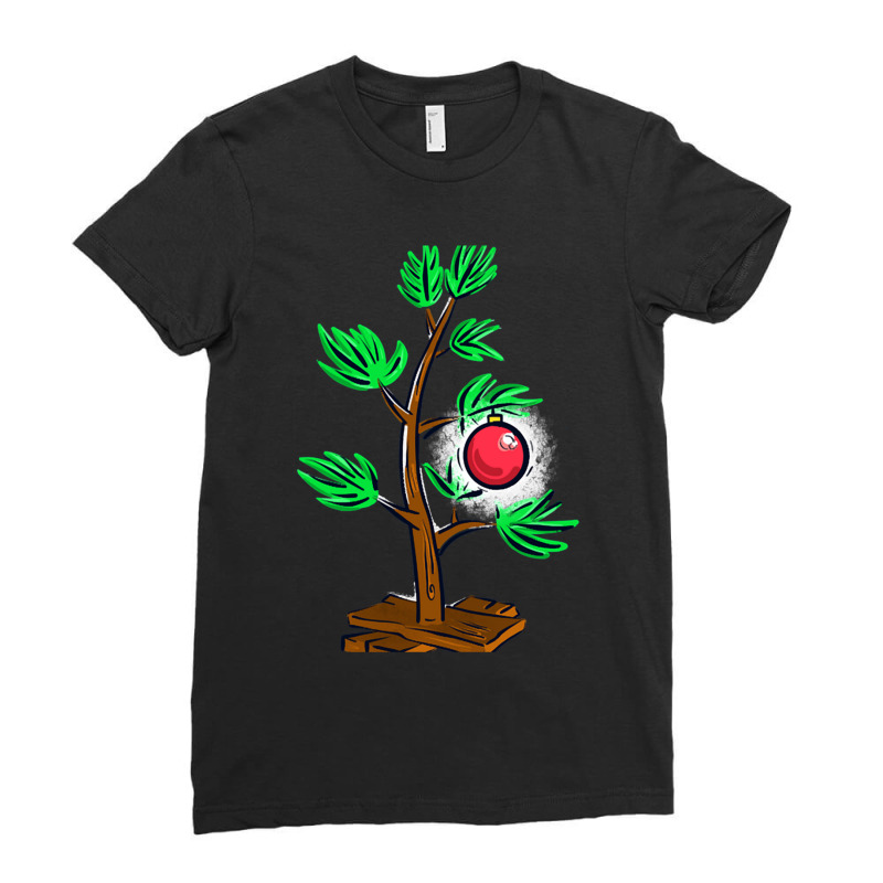 Cb Christmas Tree Ladies Fitted T-shirt | Artistshot