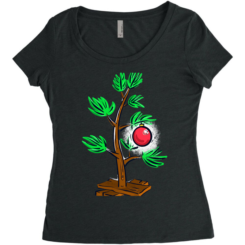 Cb Christmas Tree Women's Triblend Scoop T-shirt | Artistshot