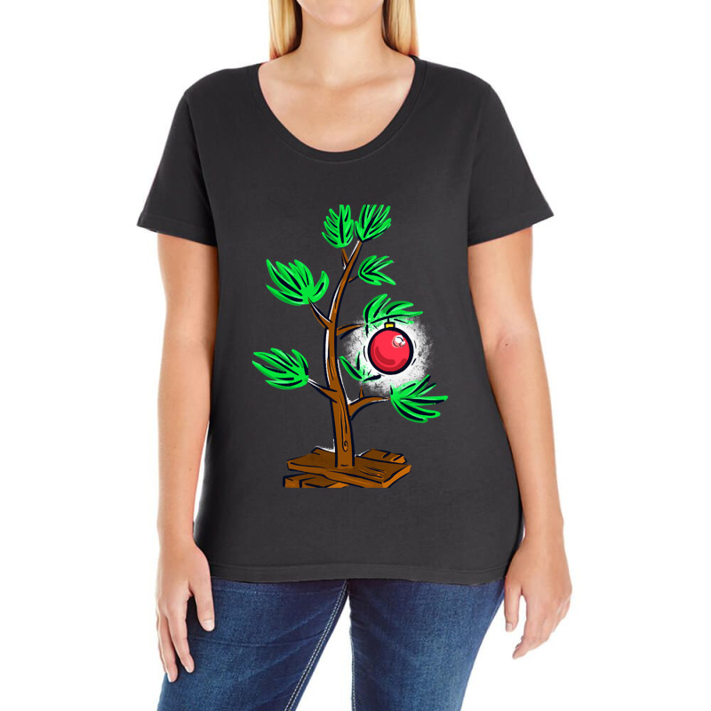 Cb Christmas Tree Ladies Curvy T-shirt | Artistshot