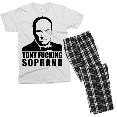 Tony Fucking Soprano Men's T-shirt Pajama Set Designed By Arsyad