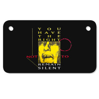 Human Right, Aclu Nationwide, Human, Right, The Human Right, Human Rig Motorcycle License Plate | Artistshot