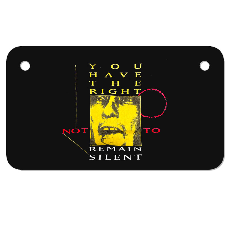 Human Right, Aclu Nationwide, Human, Right, The Human Right, Human Rig Motorcycle License Plate | Artistshot