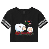 I Love You Mom Withe Cute Scorecard Crop Tee | Artistshot