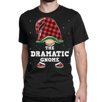 Dramatic Gnome Buffalo Plaid Christmas Dramatic Gnome Classic T-shirt | Artistshot