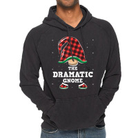 Dramatic Gnome Buffalo Plaid Christmas Dramatic Gnome Vintage Hoodie | Artistshot