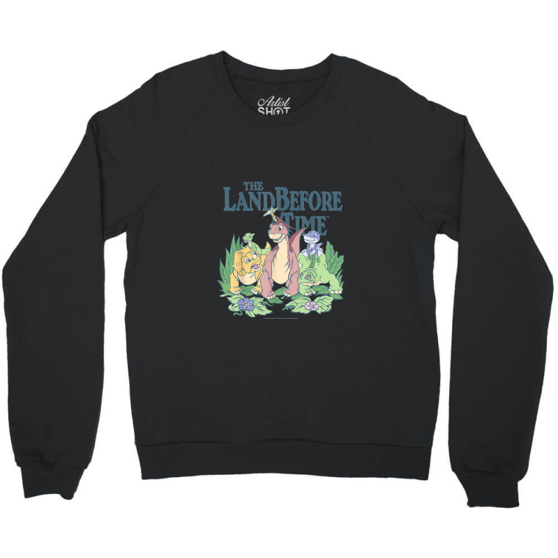 Land Before Time Pastel Dinosaur Friends T-shirt Crewneck Sweatshirt | Artistshot