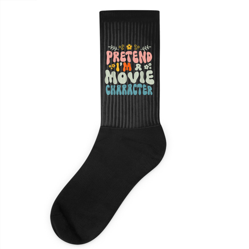 Hippie Halloween Costume Pretend I'm A Movie Character Socks | Artistshot