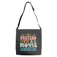 Hippie Halloween Costume Pretend I'm A Movie Character Adjustable Strap Totes | Artistshot