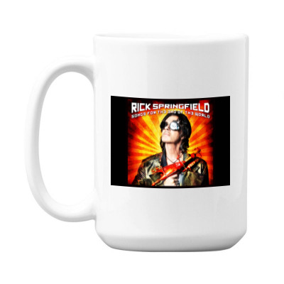 Rick Springfield 15 Oz Coffee Mug Designed By Sisi Kumala