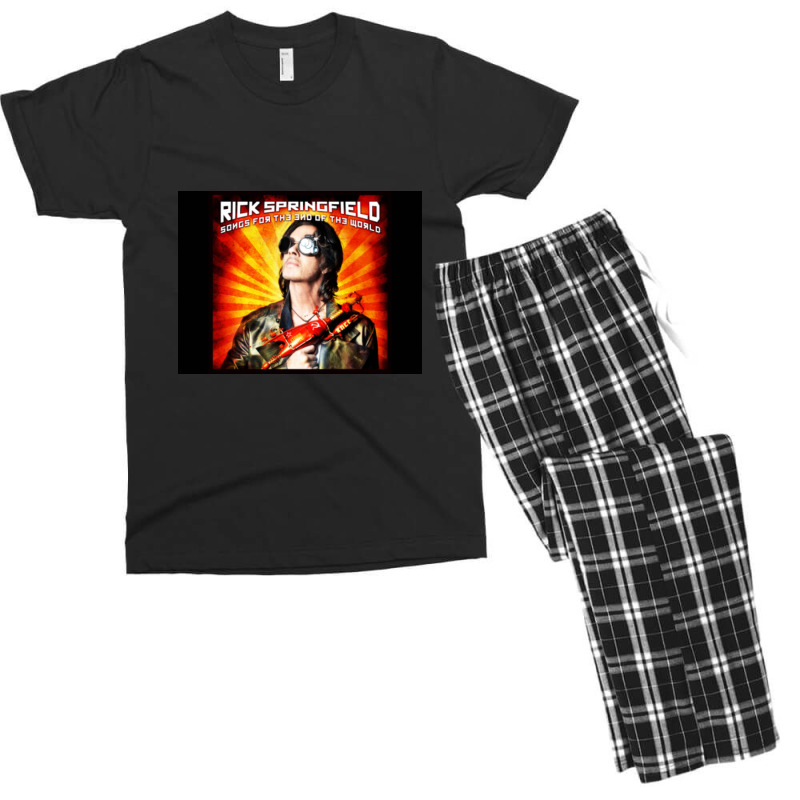 Rick Springfield Men's T-shirt Pajama Set | Artistshot