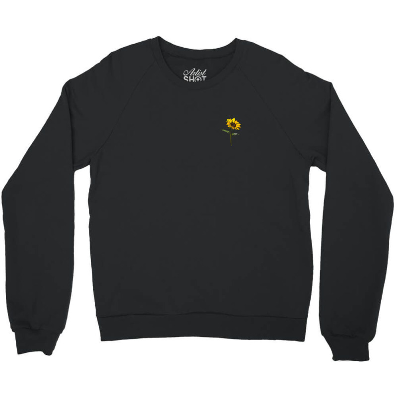 Little Aesthetic Sunflower Crewneck Sweatshirt | Artistshot