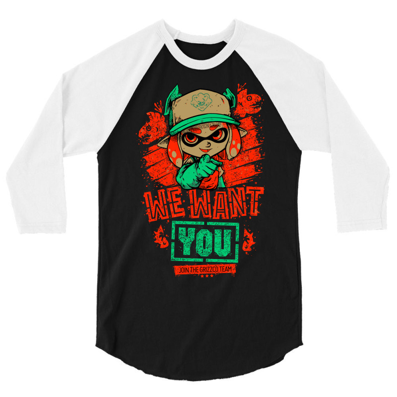 We Want You 3/4 Sleeve Shirt | Artistshot