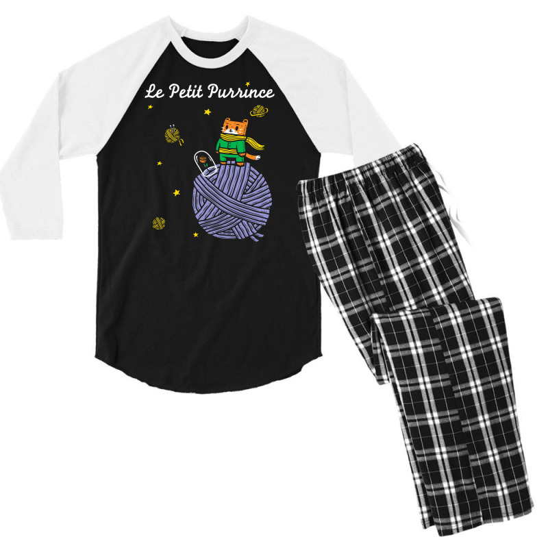 Le Petit Purrince Men's 3/4 Sleeve Pajama Set by Farikha | Artistshot