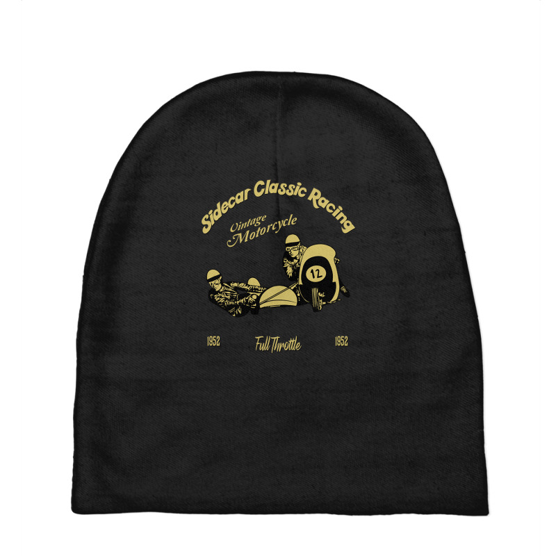 Sidecar Classic Racing Baby Beanies by kongkonroru | Artistshot