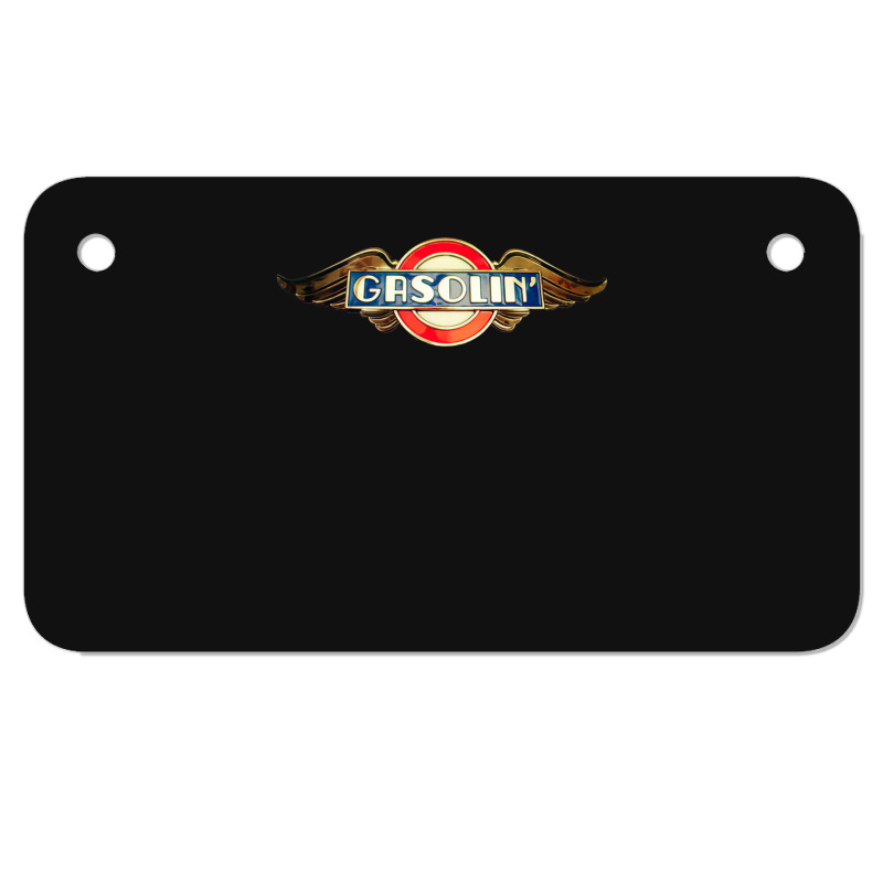 Gasolin' Metal Motorcycle License Plate | Artistshot