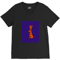 Rabbit With Long Ears V-neck Tee | Artistshot