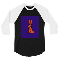 Rabbit With Long Ears 3/4 Sleeve Shirt | Artistshot