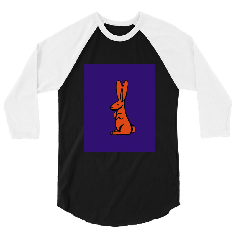 Rabbit With Long Ears 3/4 Sleeve Shirt by CindyBriner | Artistshot