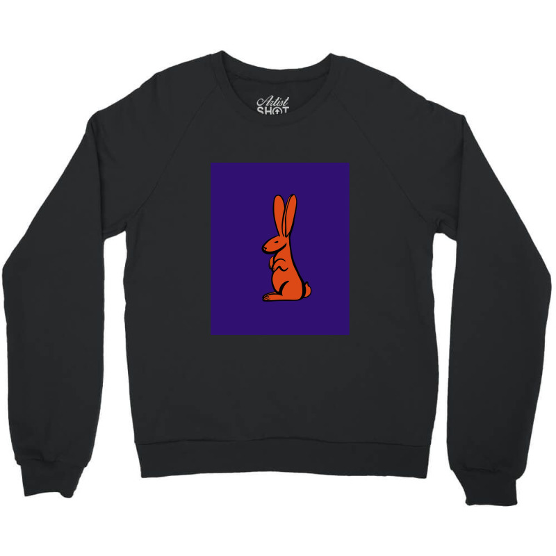 Rabbit With Long Ears Crewneck Sweatshirt by CindyBriner | Artistshot