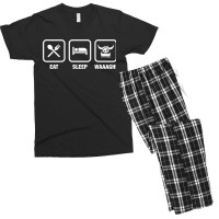 Eat Sleep Waaagh! Orks Warhammer 40k Inspired   Gaming Essential Men's T-shirt Pajama Set | Artistshot