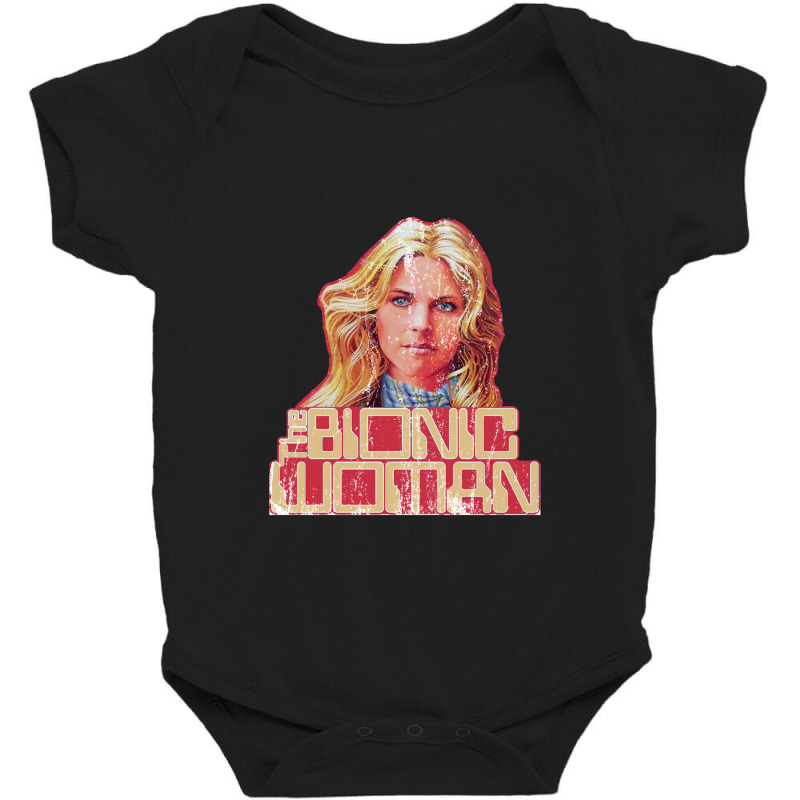 The Bionic Woman, Distressed Baby Bodysuit by ceejayshammah | Artistshot