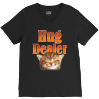 Cat Hug Dealer Cute Kitty For Feline Fans V-neck Tee | Artistshot