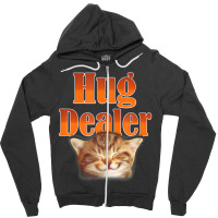 Cat Hug Dealer Cute Kitty For Feline Fans Zipper Hoodie | Artistshot