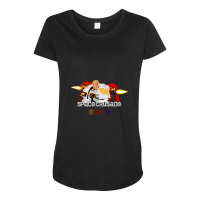 Space Crusade Maternity Scoop Neck T-shirt | Artistshot