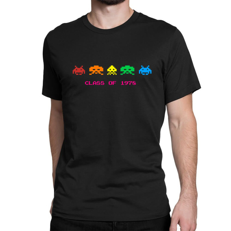 Space Invaders - Class Of 1978 Classic T-shirt by cm-arts | Artistshot