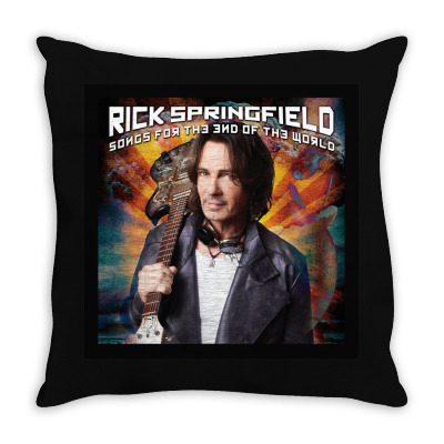 Rick Springfield Throw Pillow Designed By Sisi Kumala