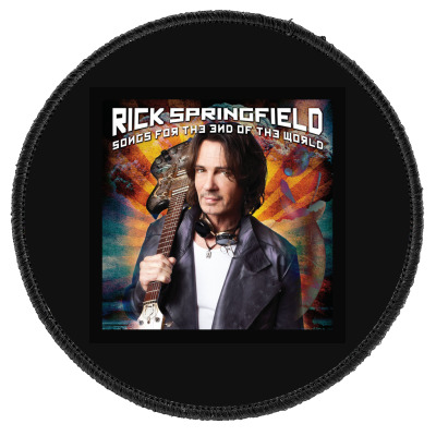 Rick Springfield Round Patch Designed By Sisi Kumala