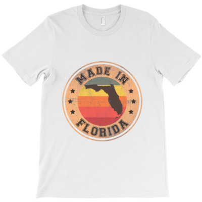 Florida State Retro Vintage Florida State T-shirt Designed By Pastellmagic