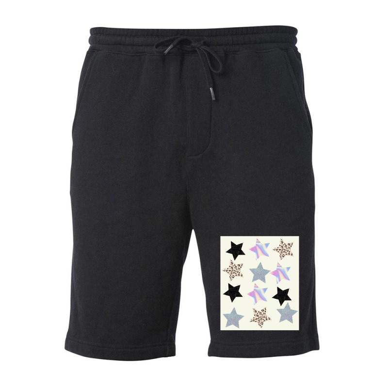 Aesthetic Collage Stars Fleece Short | Artistshot