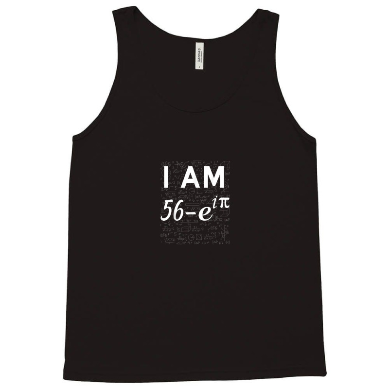 57th Birthday 57 Years Old Math Geek Euler Identity Tank Top | Artistshot