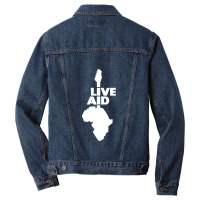 Live Aid Classic Men Denim Jacket | Artistshot