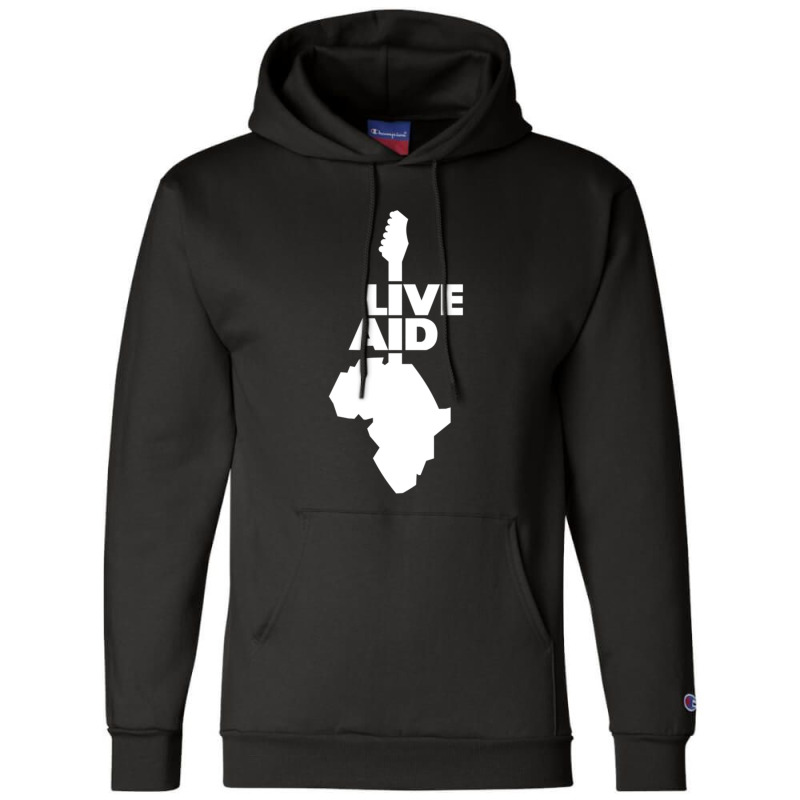 Live Aid Classic Champion Hoodie by LawrenceRisner | Artistshot