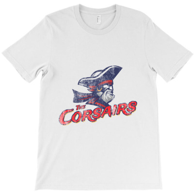 The Corsairs, Distressed   Pirates T-shirt Designed By Ceejayshammah
