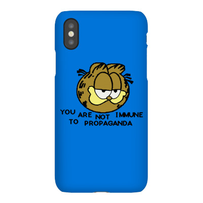 You Are Not Immune To Propaganda Garfield Iphonex Case Designed By Artwoman
