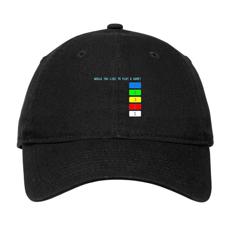 Wargames Defcon Countdown Adjustable Cap by cm-arts | Artistshot