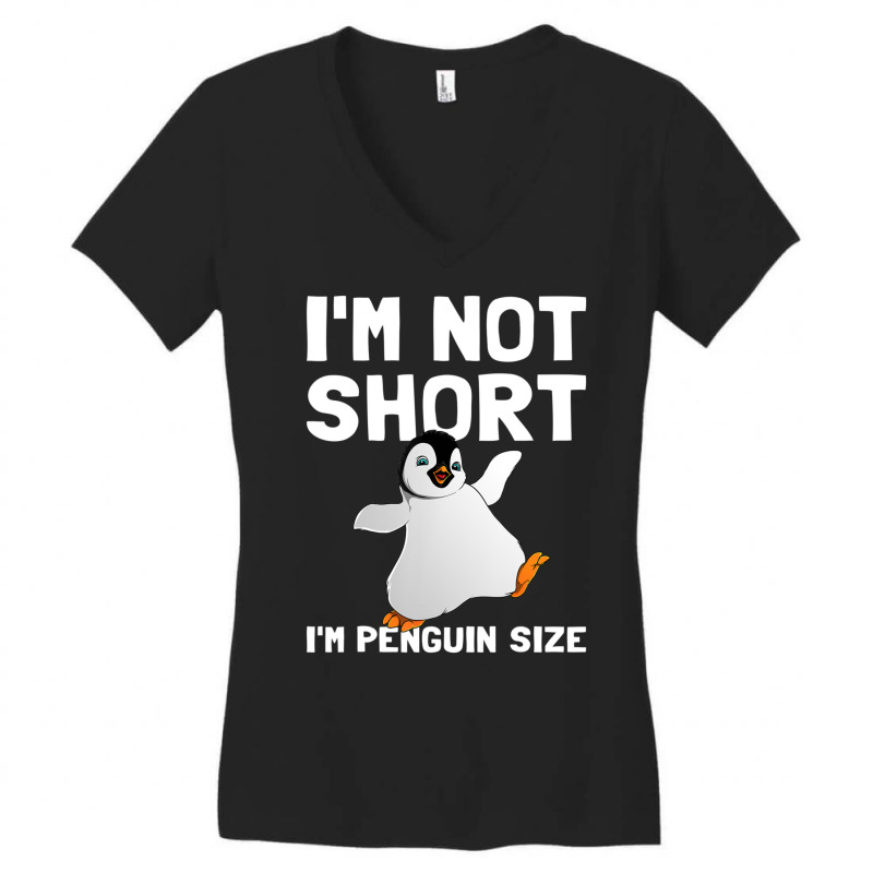 Penguin Kids Men Penguin Bird Lover Women's V-Neck T-Shirt by cm-arts | Artistshot