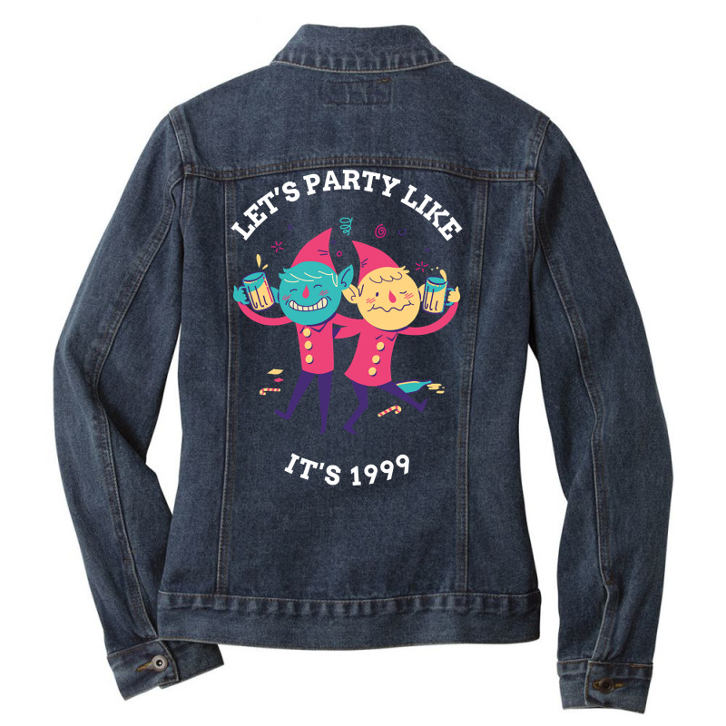 Let's Party Like It's 1999 Ladies Denim Jacket by Coble Spellman | Artistshot