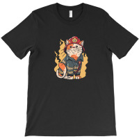 Firefighter Cat T-shirt | Artistshot