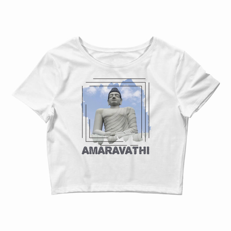 Amaravathi - Buddha Chakra Crop Top by cm-arts | Artistshot