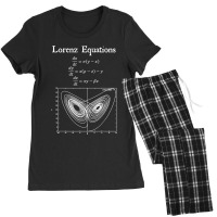 Lorenz Equations Chaos Butterfly Physics Math Teacher Nerdy Women's Pajamas Set | Artistshot