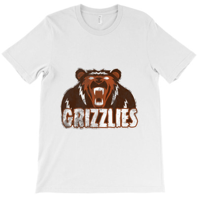 The Grizzlies, Distressed   Bears T-shirt Designed By Ceejayshammah