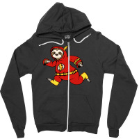 Flash Sloth Zipper Hoodie | Artistshot