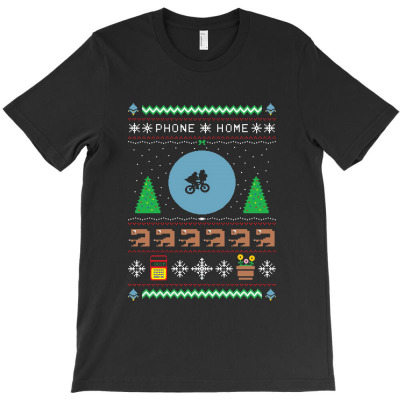 This Christmas Phone Home T-shirt Designed By Ananda Balqis