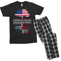 American Grown With Panamanian Roots   Panama Pullover Hoodie Men's T-shirt Pajama Set | Artistshot